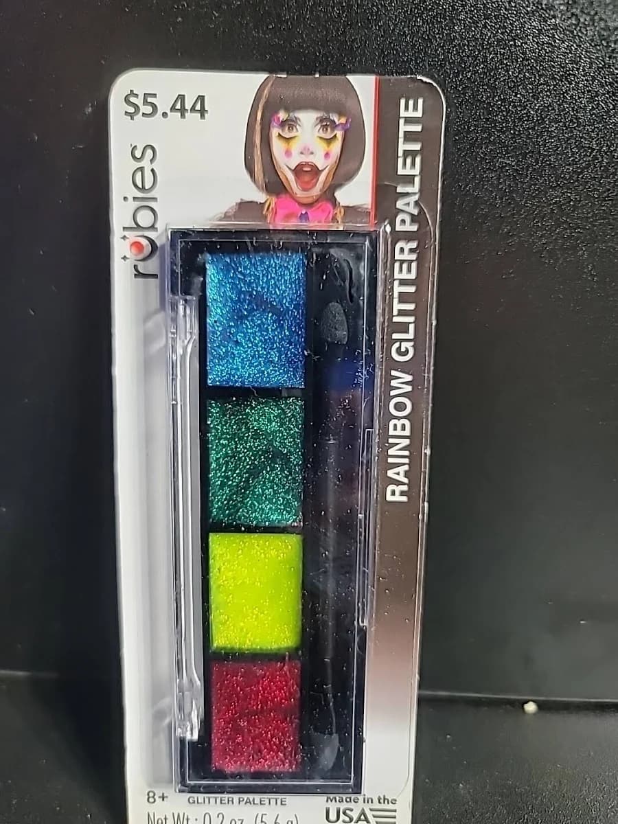 Rubies II Rainbow Glitter Palette Halloween Make-Up
