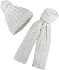 Humble Hilo Knitted Scarf & Hat Set - Fall & Winter Scarf for Women & Men, Light Brown, Infinity, One size: Buy Online at Best Price in UAE - Amazon.ae