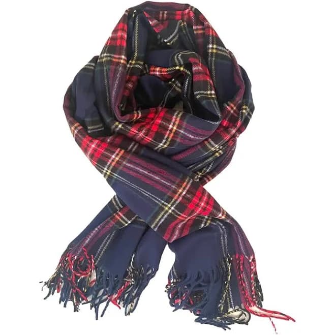 Island Plaid Luxe Oversized Scarf