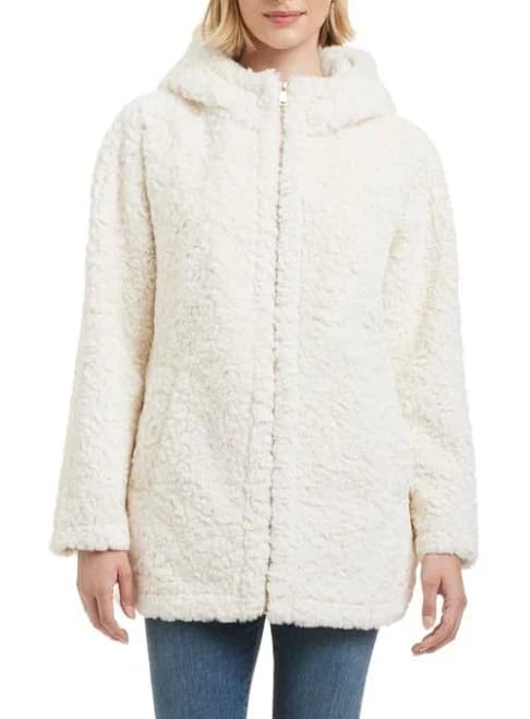 Sanctuary Women's Textured Faux Fur Jacket