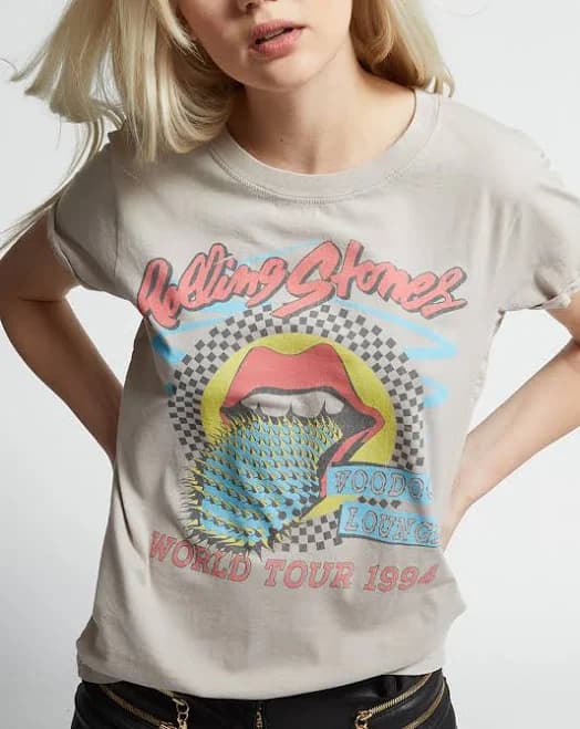 Recycled Karma Vintage Rolling Stones Voodoo Lounge T-Shirt