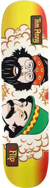 Flip Penny Toms Friends Rasta Stripe Skateboard Deck