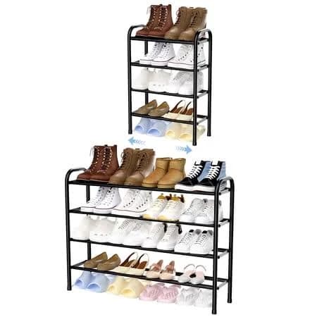 4 Tier Expandable Shoe Rack