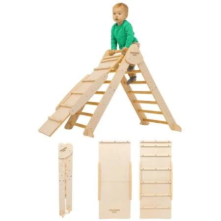 Preferred Toys Pikler Triangle 3 in 1 Montessori Climbing Set