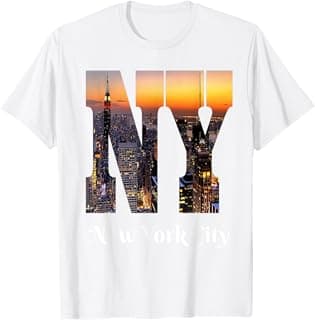 New York City Iconic Skyline T-Shirt T-Shirt