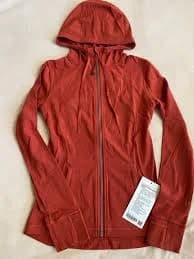 Lululemon Hooded Define Nulu Jacket Cayenne Size 6