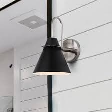 Talia Mid-Century Modern Metal Shade Vanity Light - Bed Bath & Beyond - 36666458