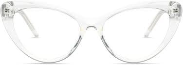 Small Cat Eye Glasses Frame for Girls Women Plastic Blue Light Blocking Fashion Eyeglasses Eyewears at Amazon Women's Clothing store