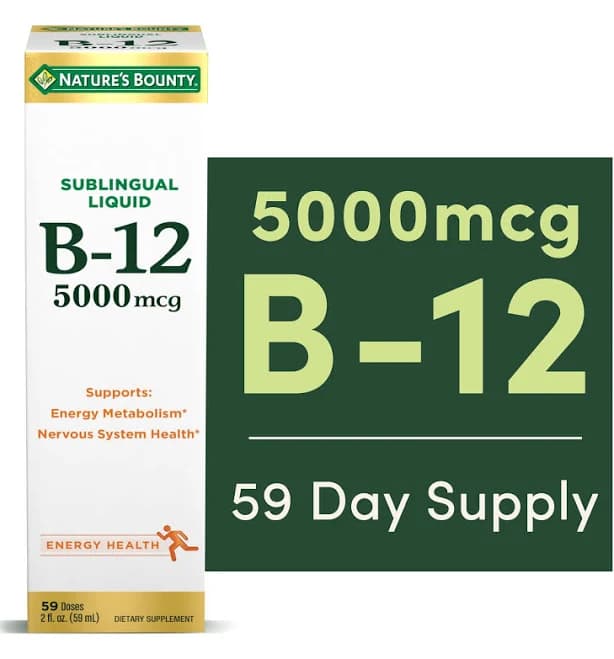 Nature's Bounty B-12 Sublingual Liquid
