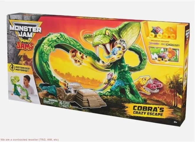 Monster Jam MiniCobraBoosterPlayset