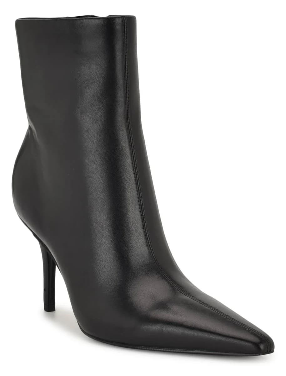 Nine West Women's Ohmy Pointy Snip Toe Stiletto Booties