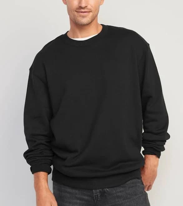 Old Navy Men's Loose Rotation Crew-Neck Sweatshirt