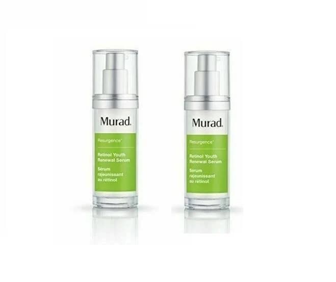 2 pack Murad Resurgence Retinol Youth Renewal Serum 1oz No Box