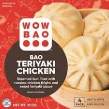 Wow Bao Asian Buns Hot Teriyaki Chicken Bao