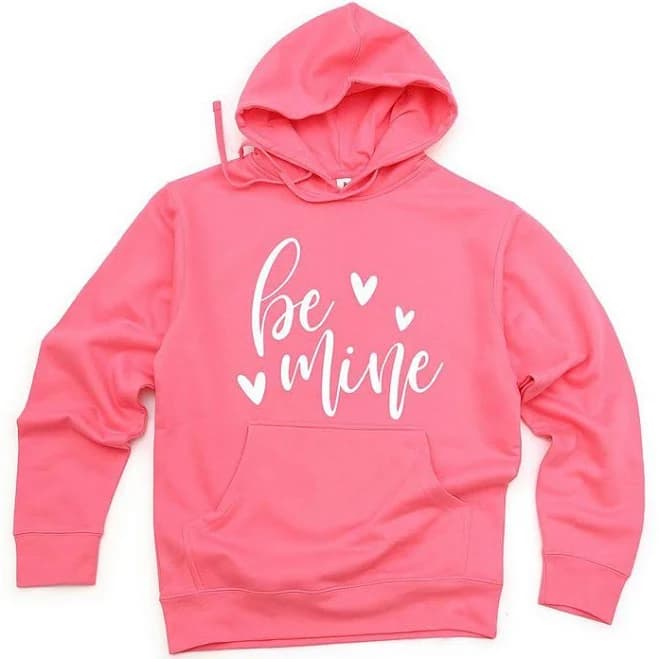 Simply Sage Market Women's Be Mine Cursive Graphic Hoodie