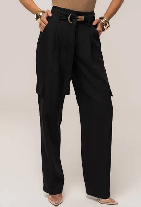 JLUXLABEL Alexis Belted Cargo Pants