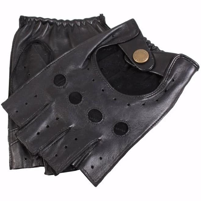Men's Dents Snetterton Fingerless Leather Gloves