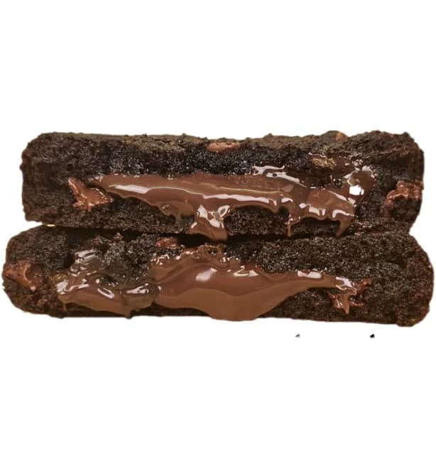 Chocolate Ganache Stuffed Brownie Cookie
