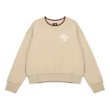 WMNS) New Balance ( IU ) New Balance Casual Round Neck Long Sleeves Solid Color Pullover Hoodie Yellow AWT14358-PEB