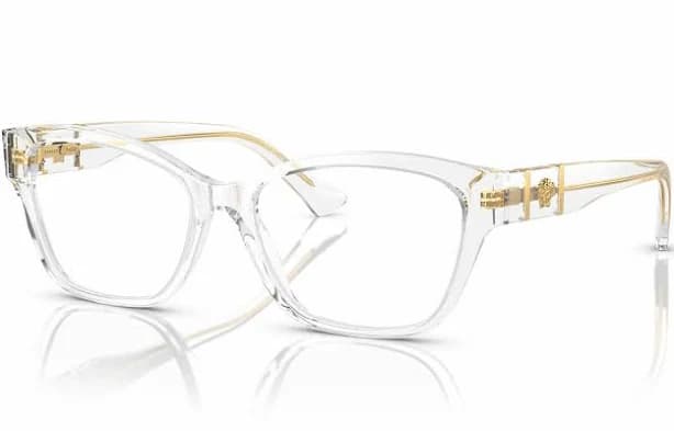 Versace VE3344 Women's Eyeglasses in Clear