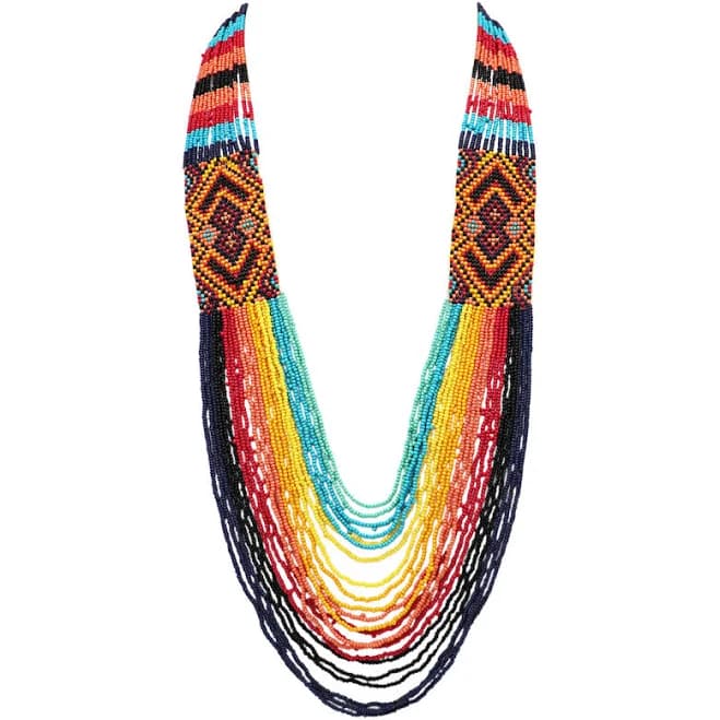 Bohemian Seed Bead Necklace