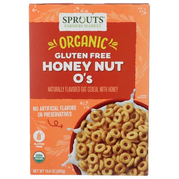Sprouts Organic Honey Nut O's Cereal