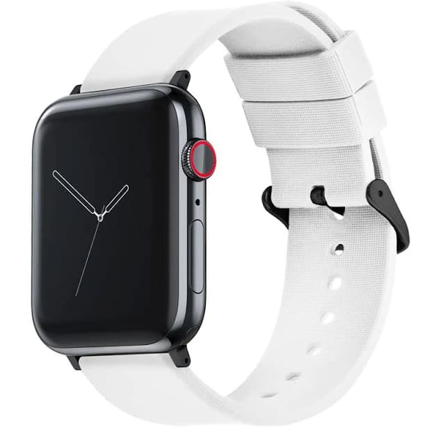 Apple Silicone Navy Watch Band Black