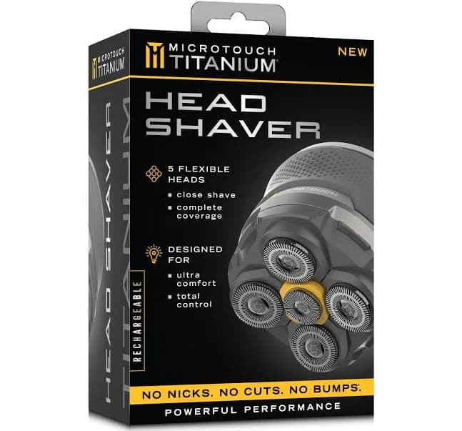 Microtouch Titanium Electric Head Shaver