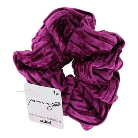 Scunci Velvet Ponytail Scrunchie