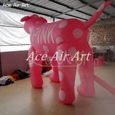 13 Feet Height Inflatable Pink Dog for Advertising Exhibition with Electric Air Blower and Oxford Fabric from Dhgate Advertising Inflatables - price 515.58