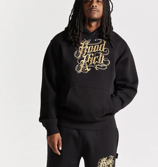 Hoodrich Script Oversized Hoodie