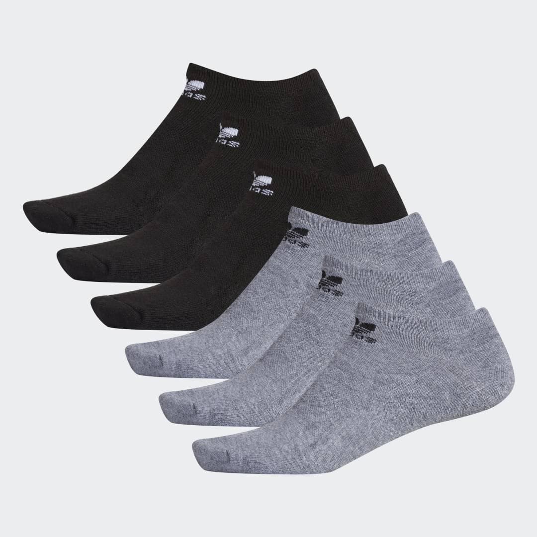 adidas Originals Trefoil 6 Pack Men's No Show Socks