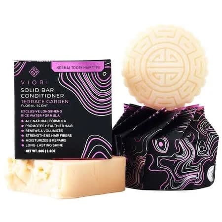 VIORI Terrace Garden Shampoo & Conditioner Bar Set