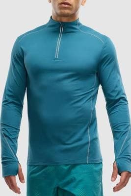 peloton Men's Active Brushed Jersey ¼ Zip