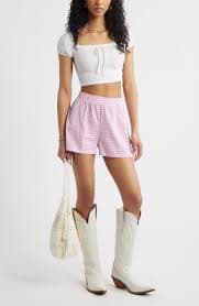 BP. Woven Gingham Shorts | Nordstromrack