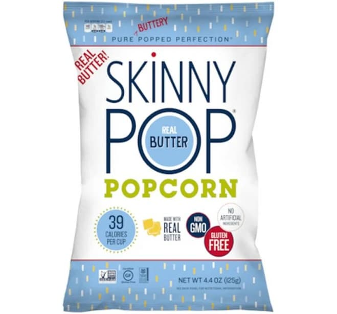 SkinnyPop Popcorn Butter and Original Floorstand