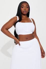 Sunset Stroll Gauze Skirt Set - White | Fashion Nova