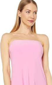 Amazon.com: Norma Kamali Strapless Swing Dress, Candy Pink, S : Clothing, Shoes & Jewelry