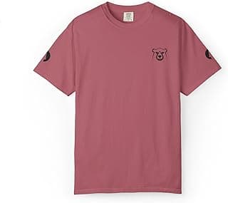 Hard Bear Graphic Unisex T-Shirt, Casual Wear, Gift for Animal Lovers, Summer Apparel, Eco-Friendly Clothing Crimson