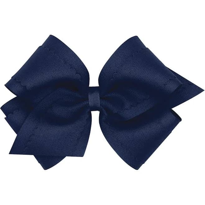 Copper Key Girls King Scallop Grosgrain Hair Bow