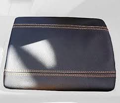 Amazon.com: RedlineGoods armrest Cover Compatible with Nissan 350Z 2003-08. Tailor Made - not Universal. Genuine top-Grade Italian Black Suede (Alcantara) with Red Thread : Automotive