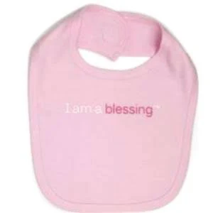 I Am A Blessing Baby Girl Bib