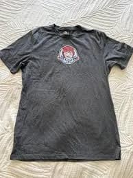 Wendys Graphic T Shirt Mens M Gray Fast Food Logo Name A Better Duo Tee