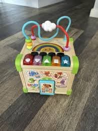 LeapFrog Touch & Learn Wooden Activity Cube | Mercari