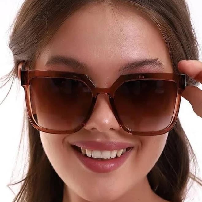 1970s Disco Oversized Square Sunglasses
