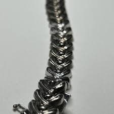 LARGE VINTAGE VIOR-ITALY-925 STERLING SILVER BRACELET | eBay