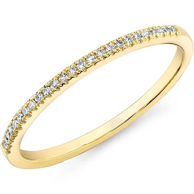Moon & Meadow 14K Yellow Gold Kate Diamond Stacking Band