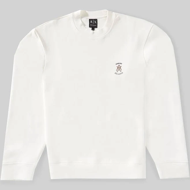 Armani Exchange Men's Logo Crew Neck Sweatshirt
