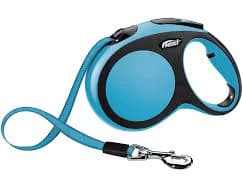 Flexi leash Retractable-New Comfort tape L (5 m, 60 kg) blue