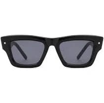 Thick Frame Wayfarer Style Sunglasses in Black